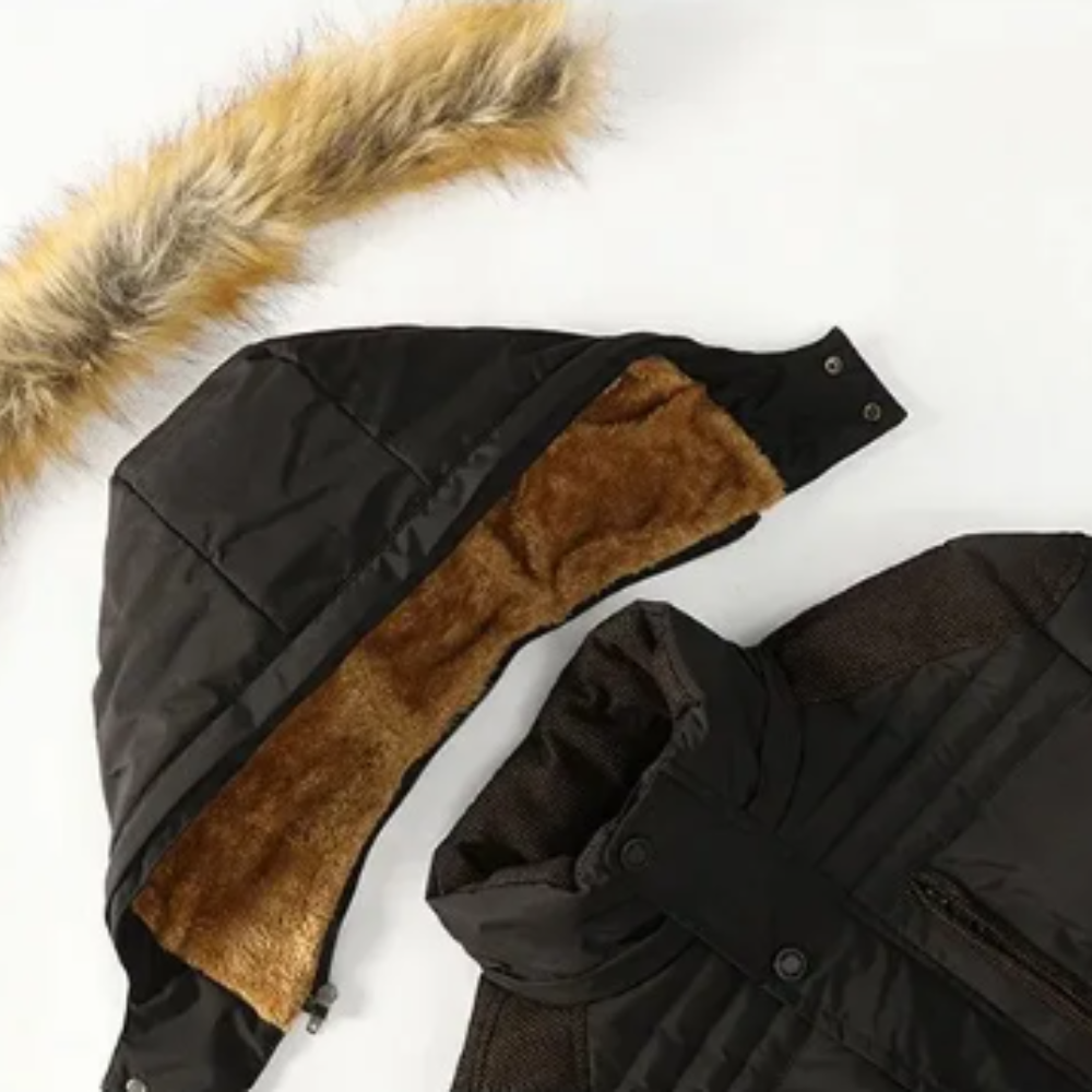Elegante Winterjacke mit Fleece-Futter – Produktansicht 9