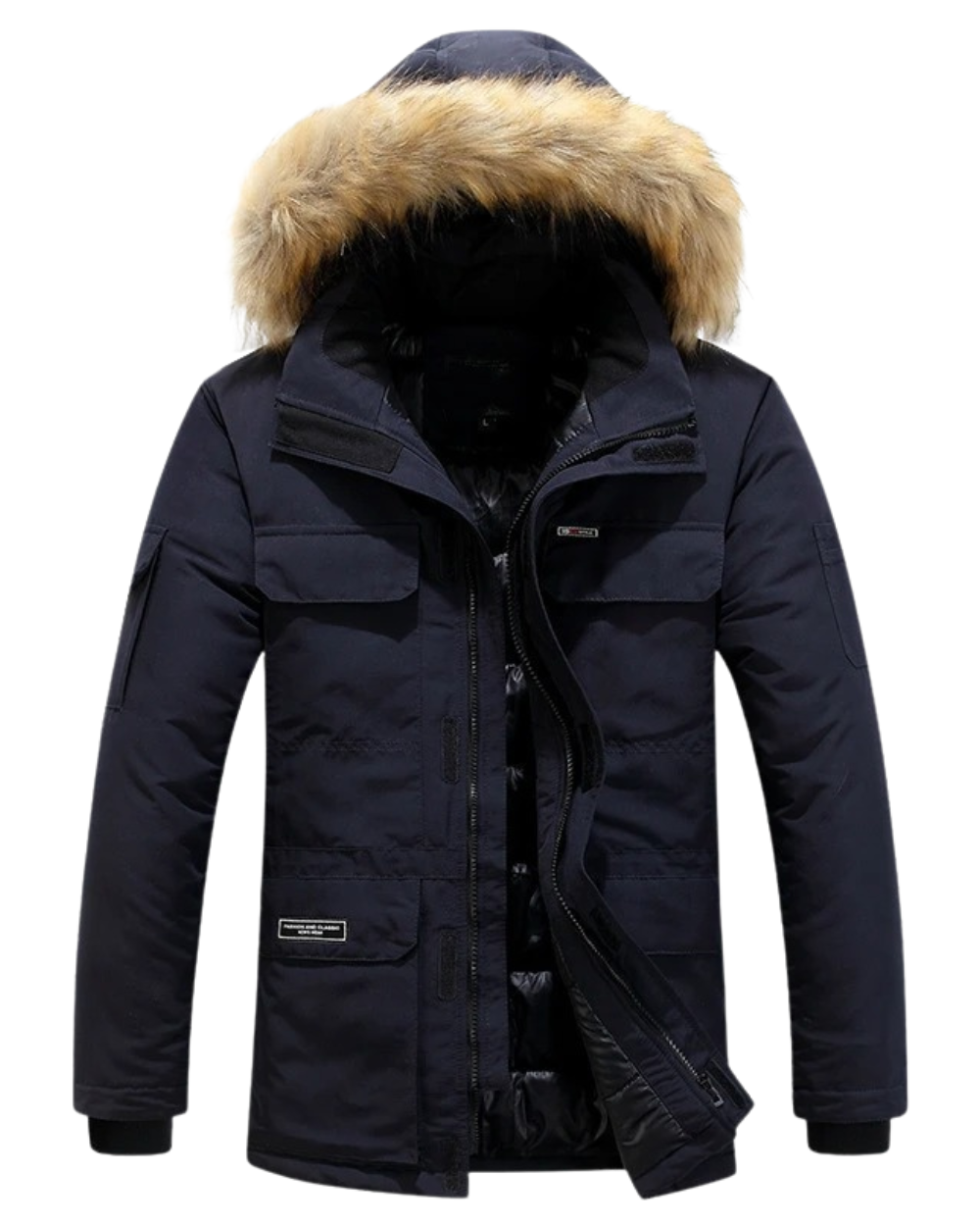 Elegante Herren-Winterjacke – Produktansicht 1