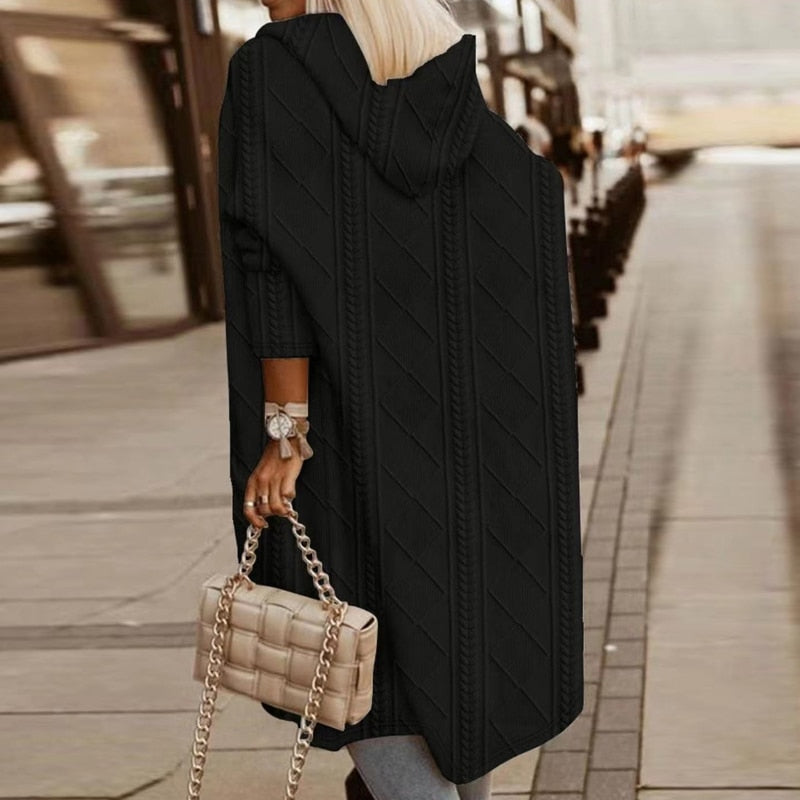 Ellen | Cardigan mit Kapuze – Bild 5