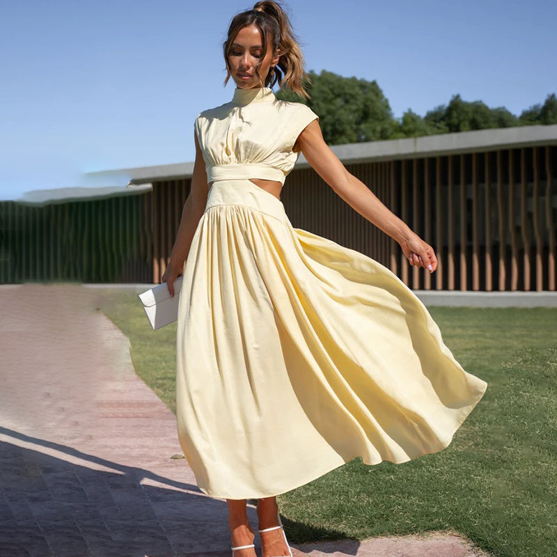 Lidia | Kleid mit tiefem Ausschnitt