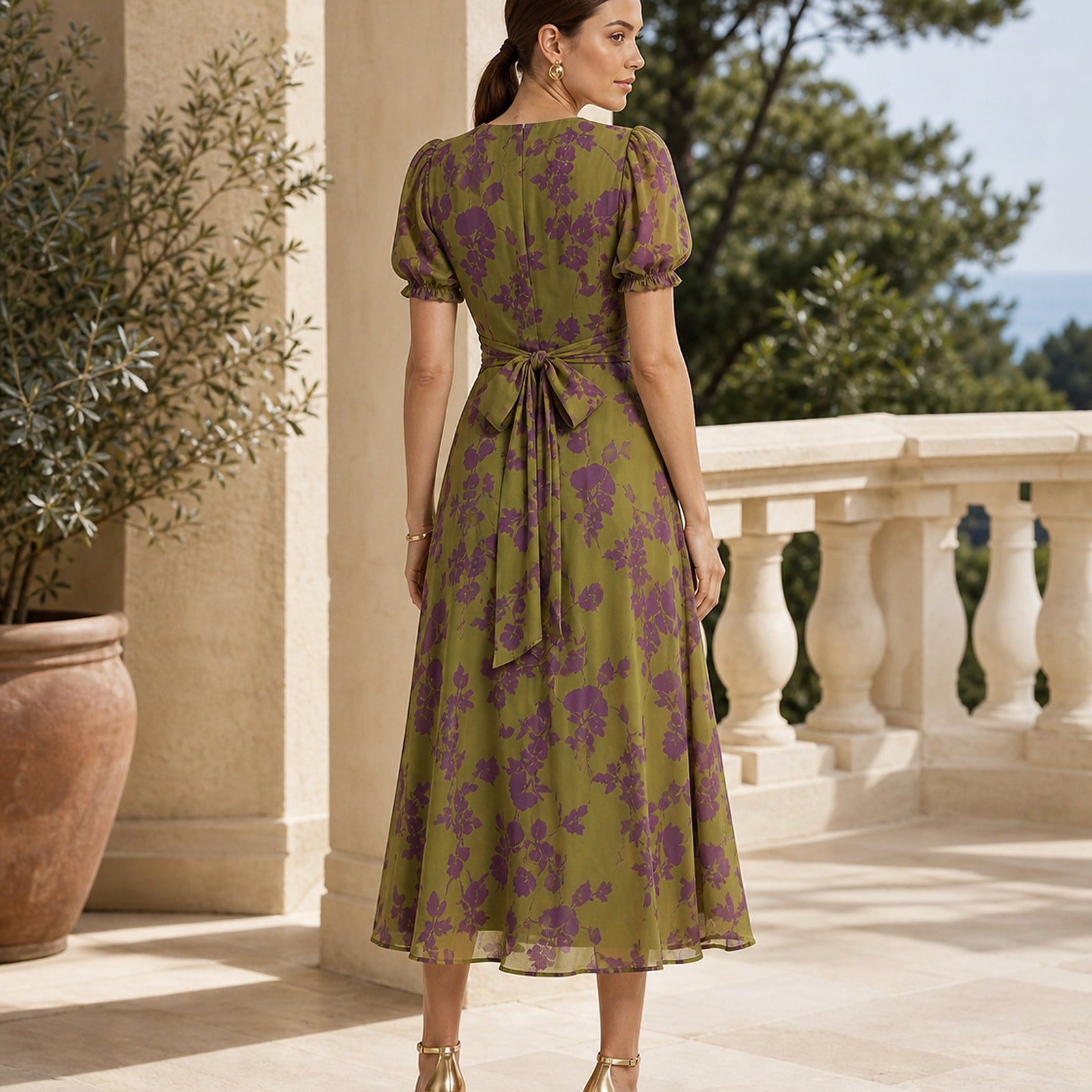 Rochie Virel – vedere din spate