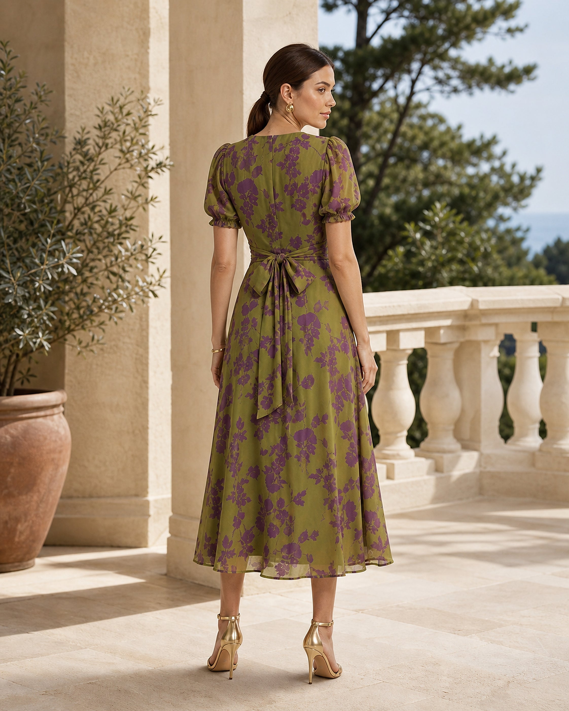 Rochie Virel – vedere din spate