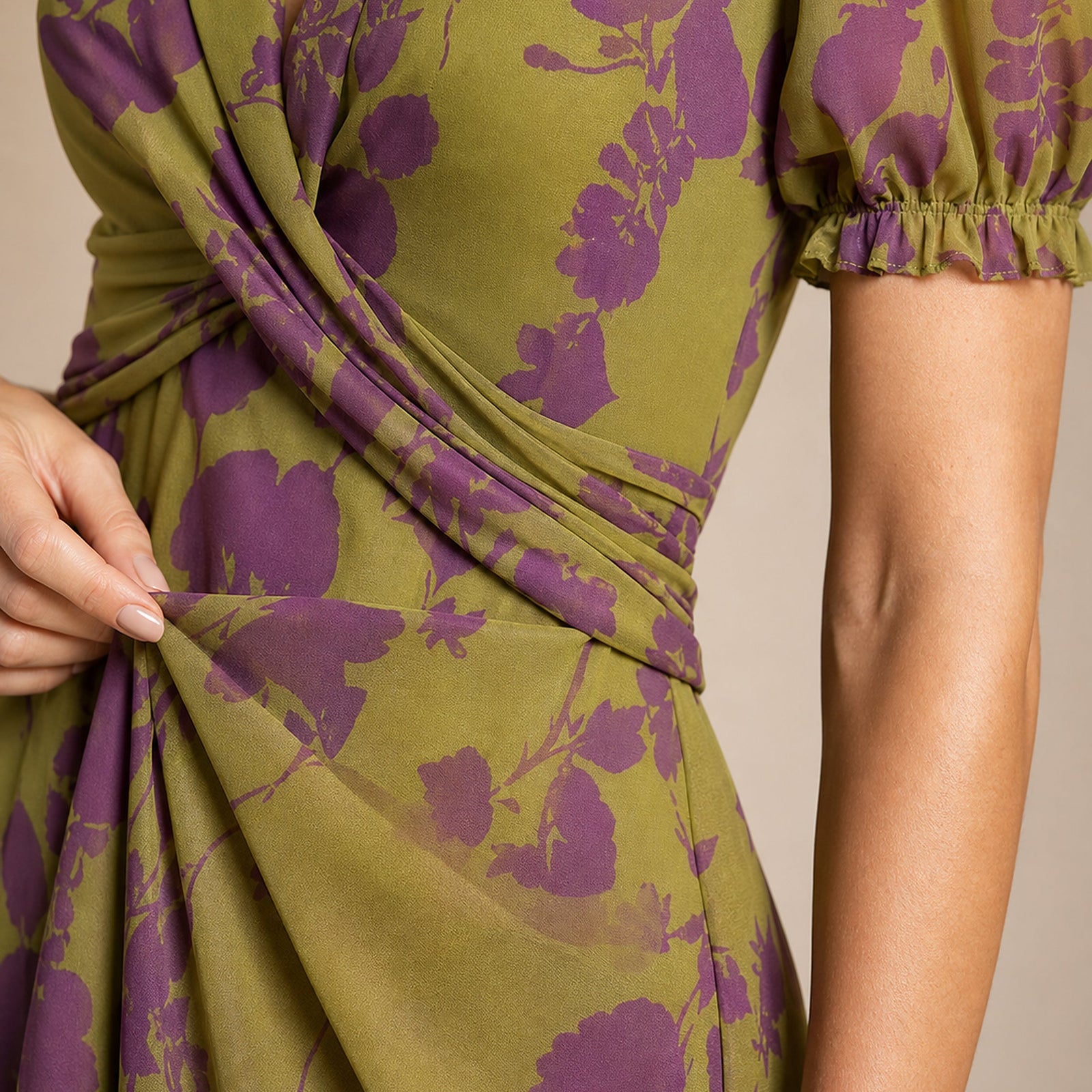 Rochie Virel – detaliu material