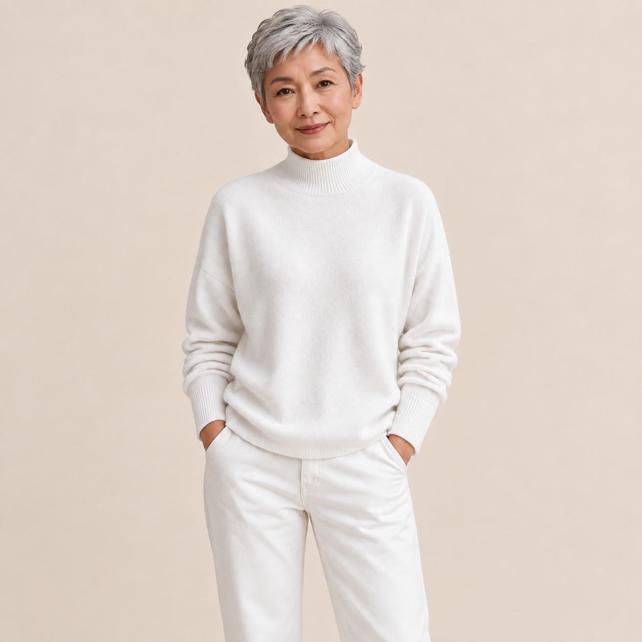 Yvonne – Weiß – Vorderansicht